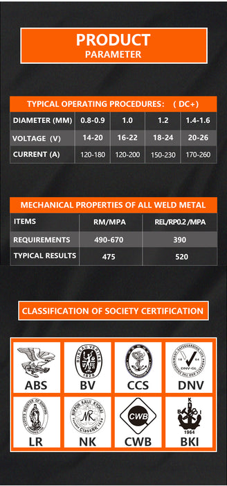 Bridge brand factory outlet Excellent quality Flux Cored Wlding wire E71T-GS welding wire