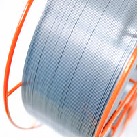 Non-copper coated ER70S-6 welding wire spool with orange metal frame