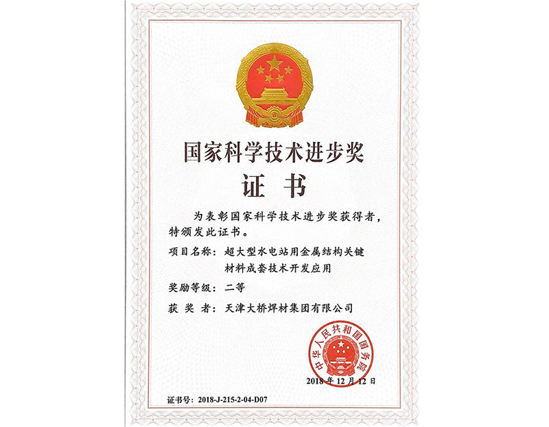 Laurel of Science and Technology Progress Award